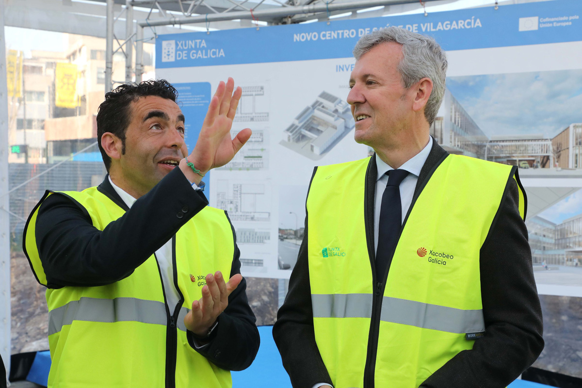 Acto de inicio das obras de construción do novo centro de saúde de Vilagarcía