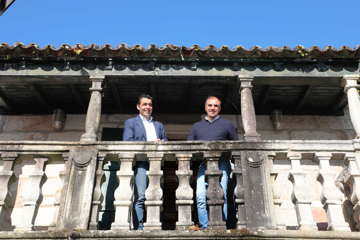 O presidente provincial, acompañado polo alcalde Ángel Moldes