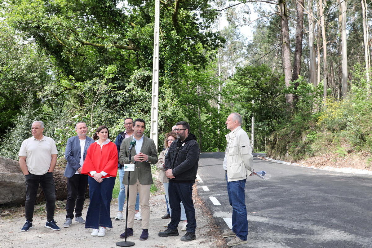 Luis López salienta a mellora da seguridade viaria en Moaña