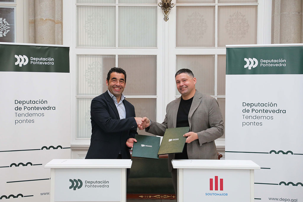 Luis López co alcalde de Soutomaior, Manuel Lourenzo