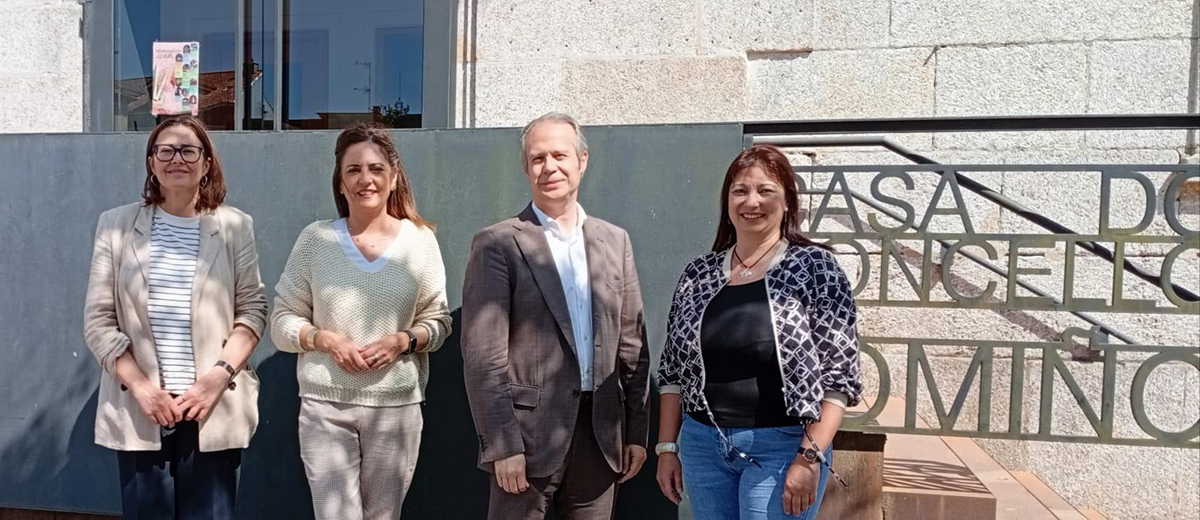 Roberto Carrero visitou hoxe o concello de Tomiño