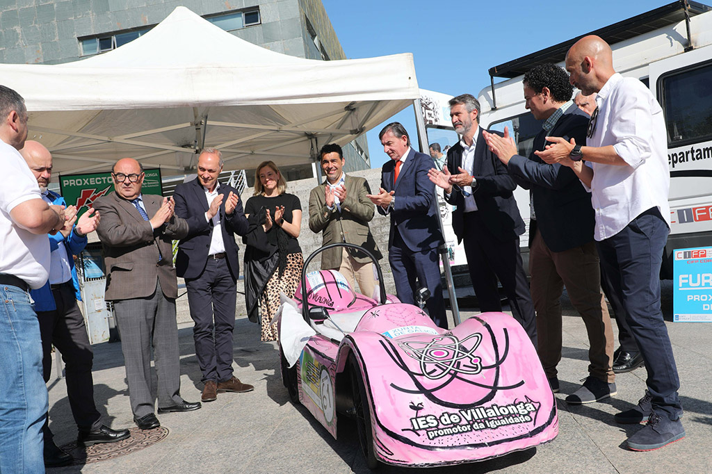 Luis López na inauguración da segunda edición da Feira de FP Dual