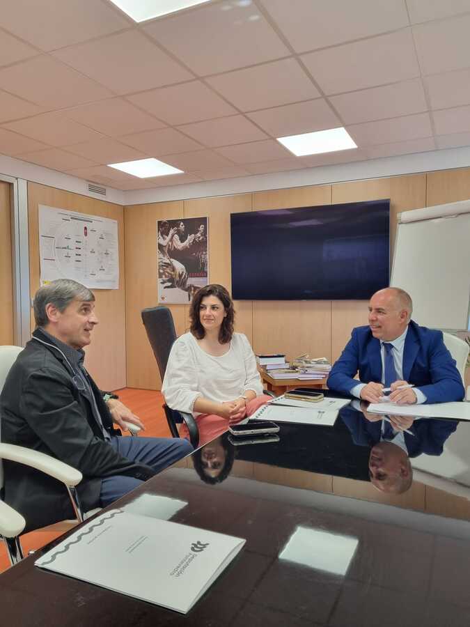 Roberto Carrero visitou Tomiño