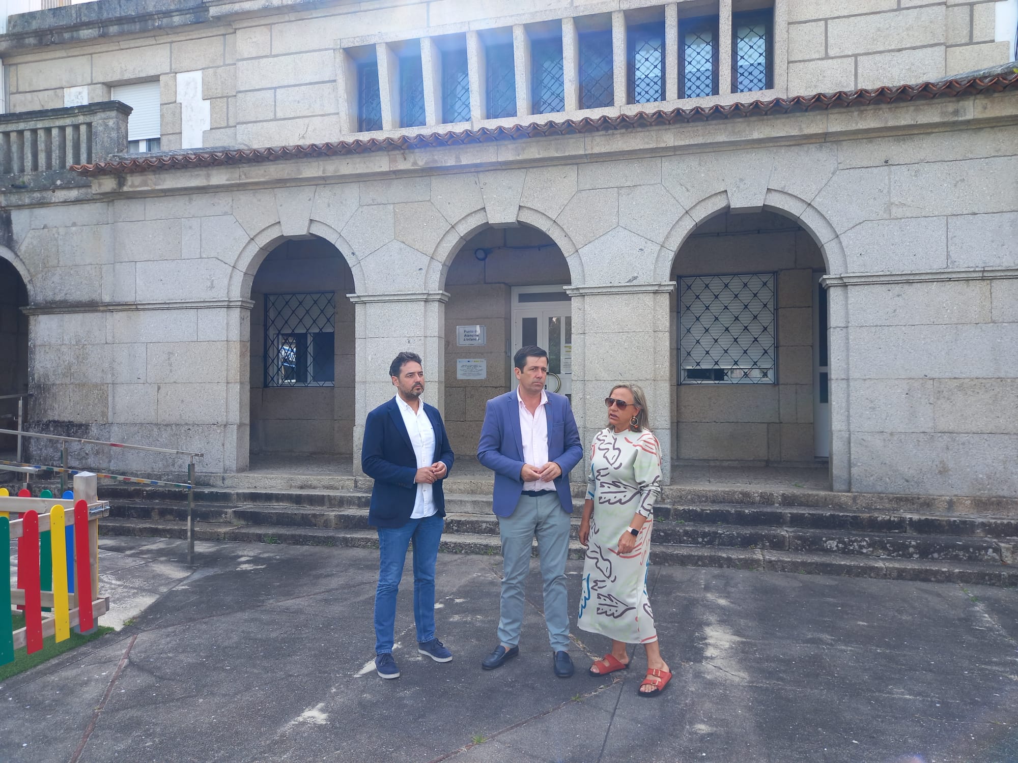 O deputado provincial Marcos Guisasola visitou hoxe o concello