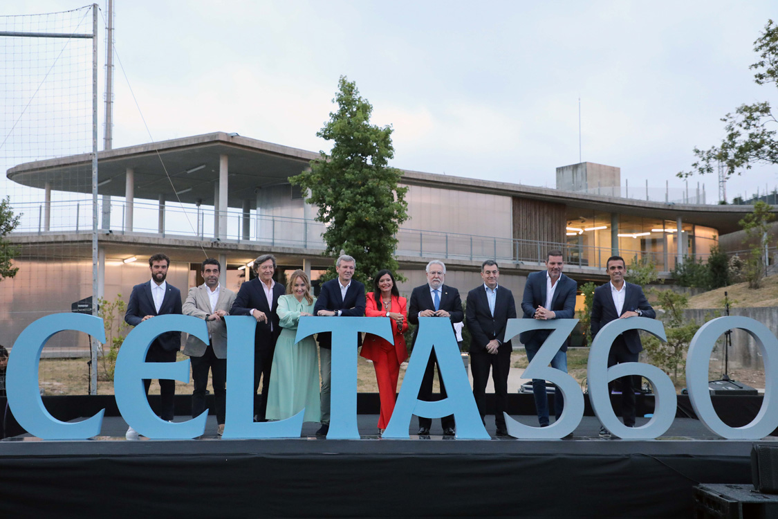 Acto de colocación da primeira pedra do complexo deportivo Afouteza-GS360