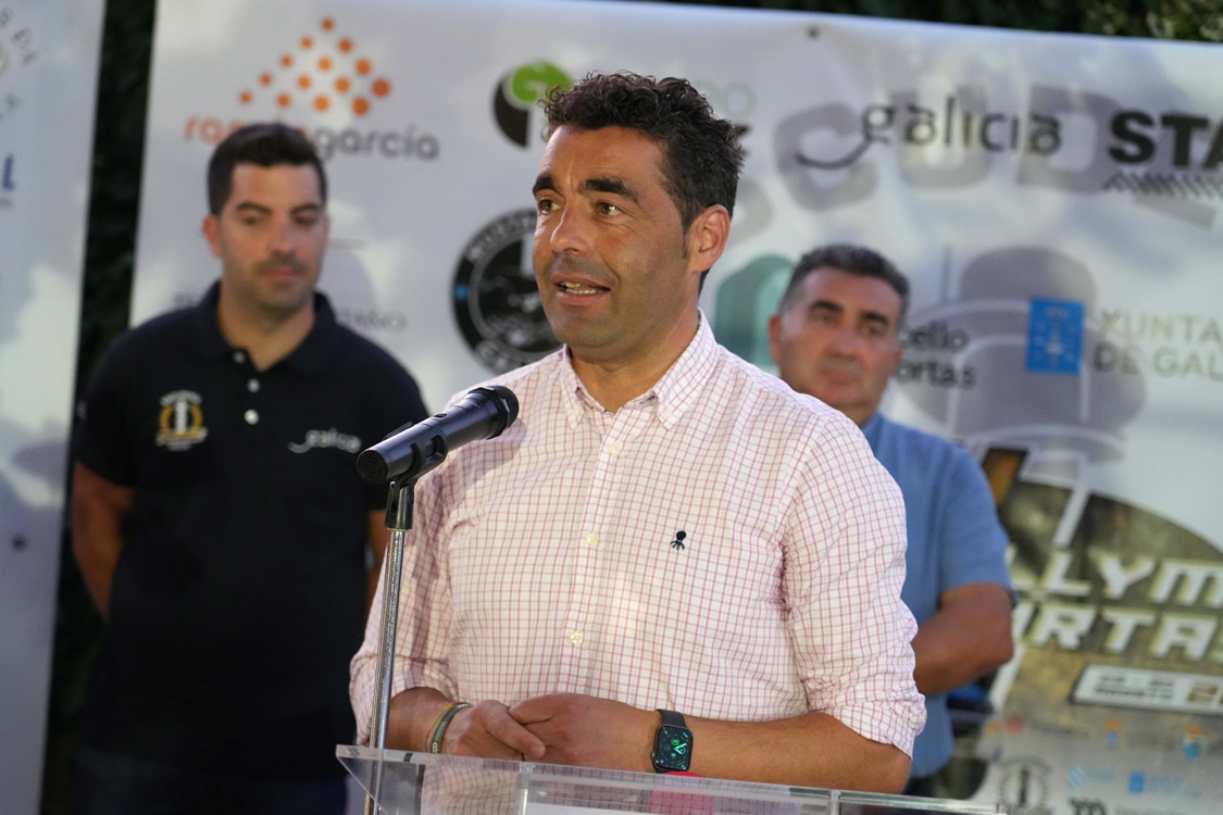 Luis López na presentación da quinta edición do Rallymix de Portas