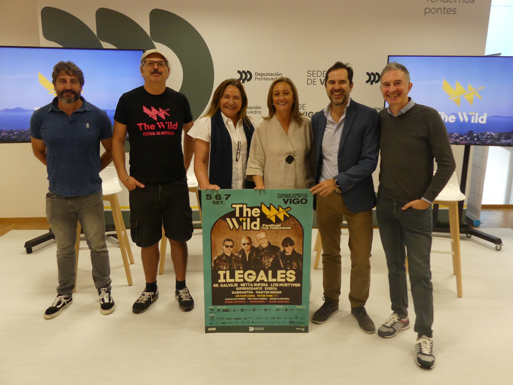 Luisa Sánchez na presentación do festival The Wild