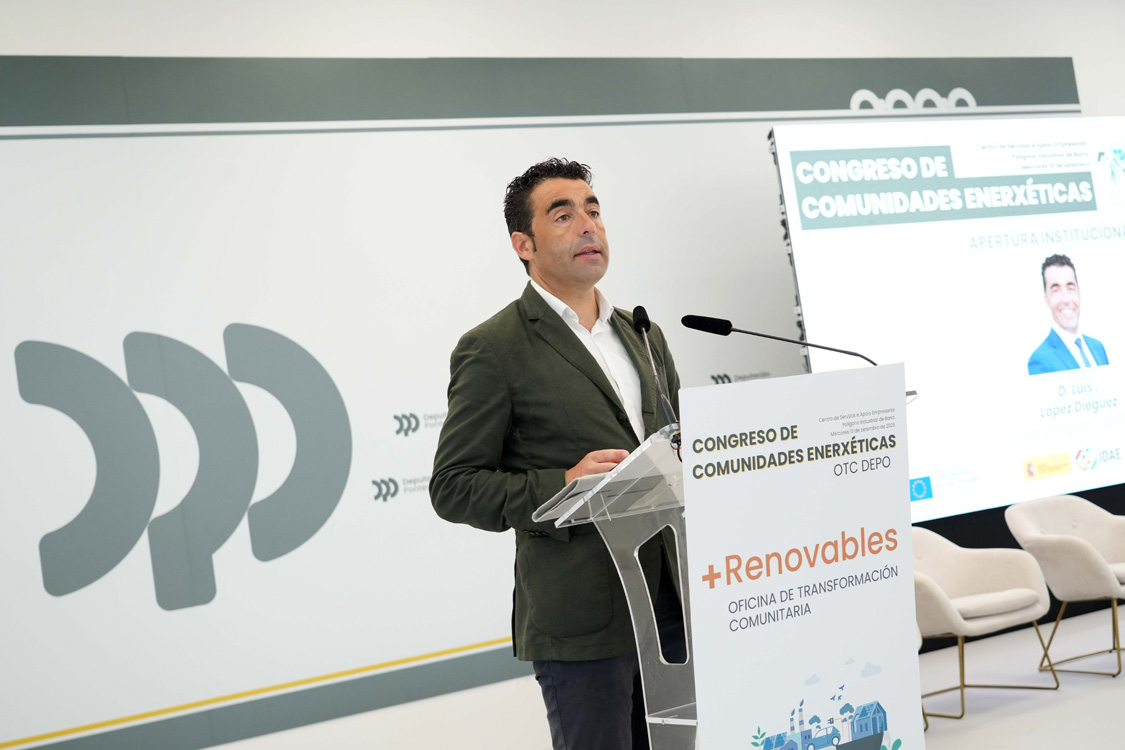 Luis López no Congreso de comunidades enerxéticas