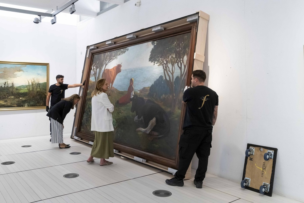 A Deputación incorpora á exposición permanente do Museo de Pontevedra “Pastoral” de Francisco Lloréns