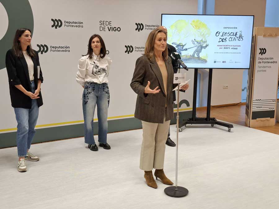 Inauguración da exposición O Bosque dos Contos