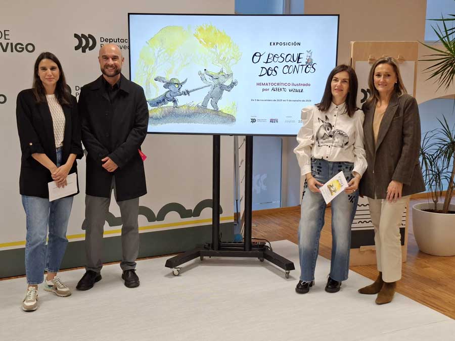Inauguración da exposición O Bosque dos Contos
