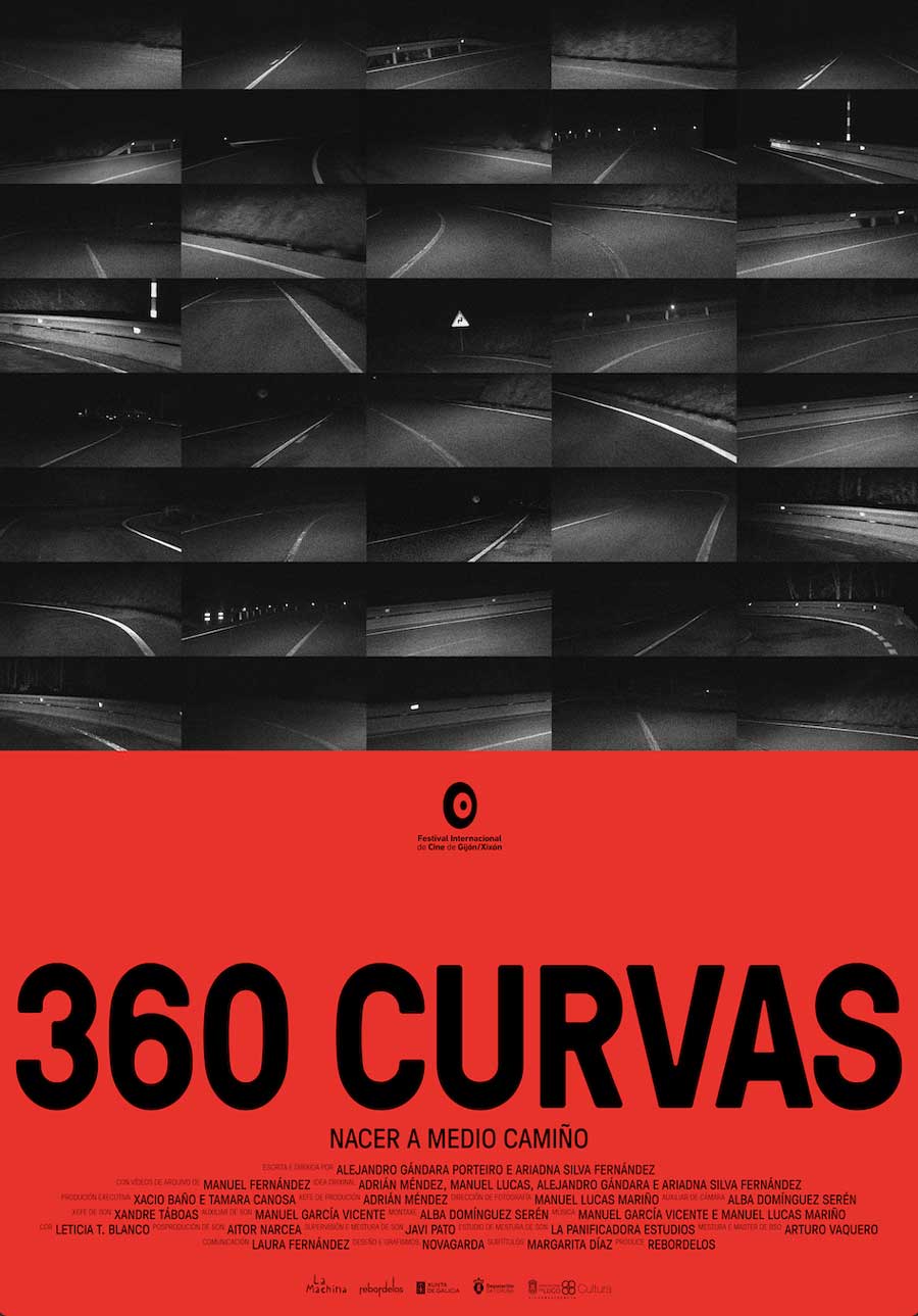 Cartel de <I>360 curvas</I>