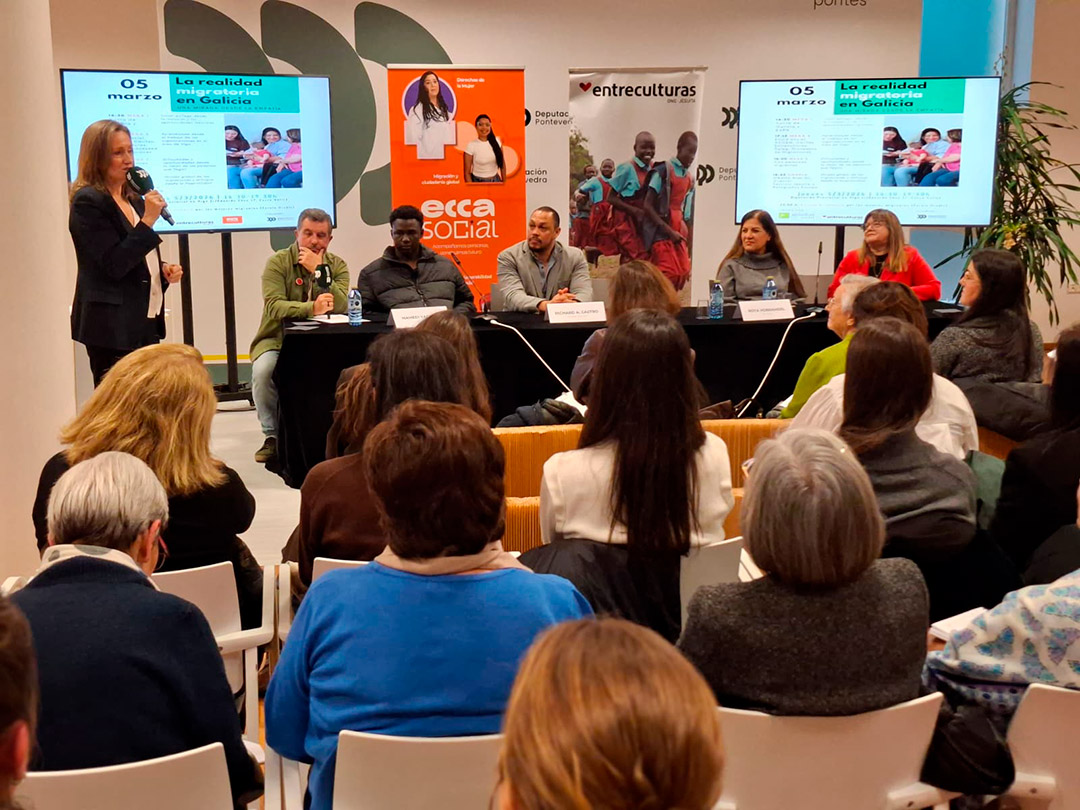 Luisa Sánchez salienta en Vigo a importancia de comprender a realidade migratoria para construír unha sociedade máis xusta