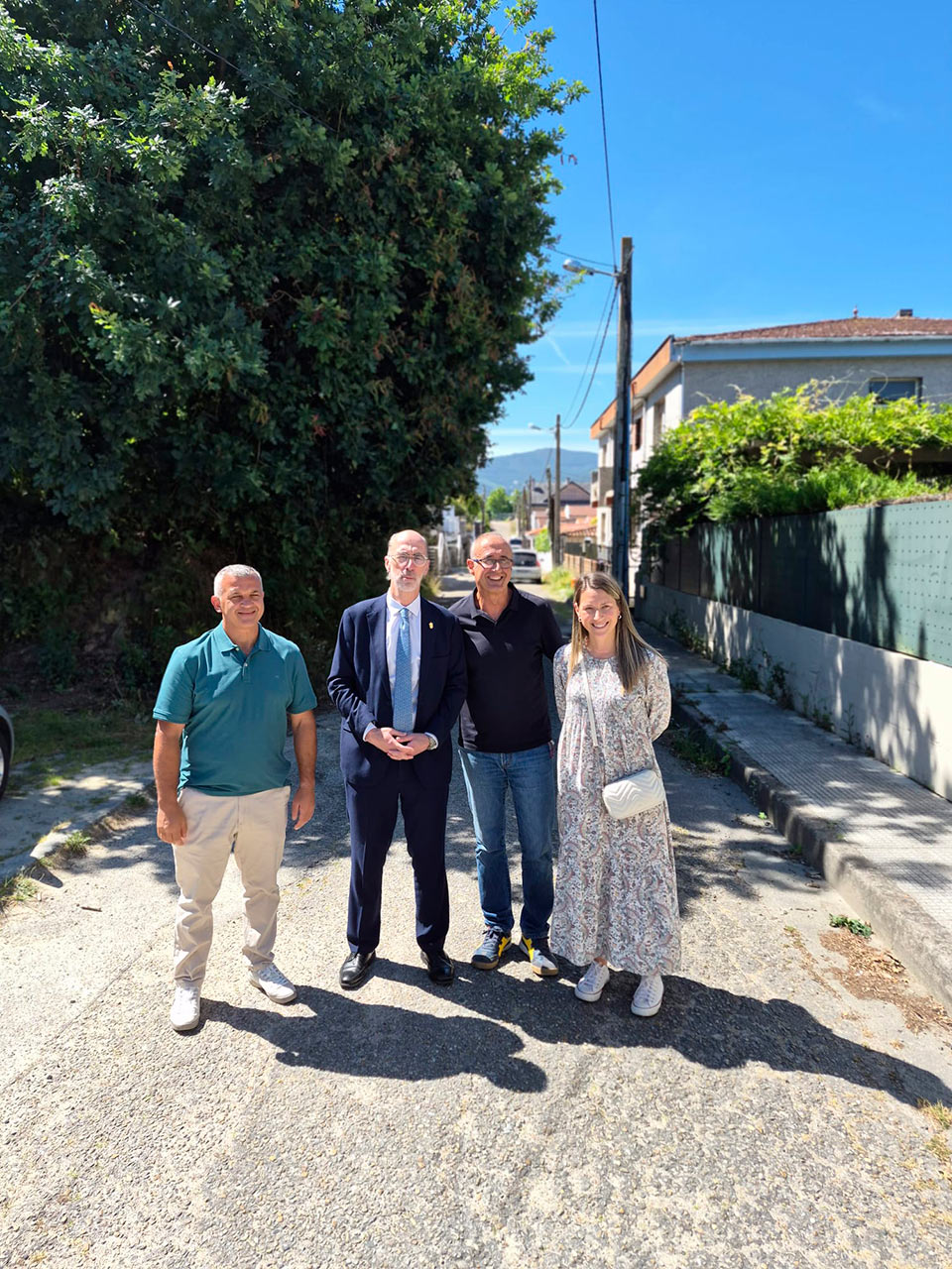 A Deputación destina 230.000 € a financiar o acondicionamento da rúa Rubido e a contorna da Romana, en Nigrán