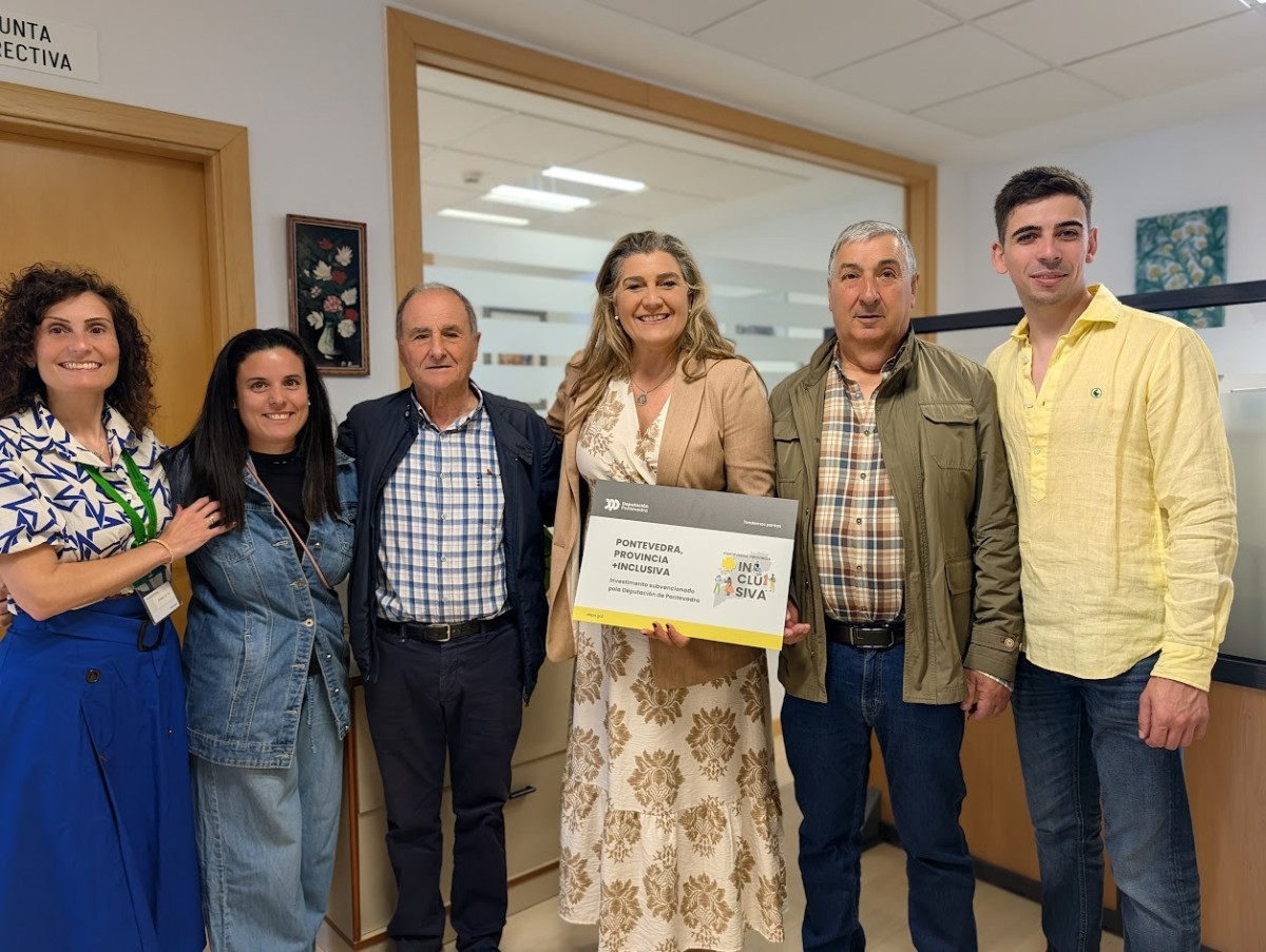A Deputación visita a Asociación para a Protección de Anciáns de Lalín e Comarca e enxalza a utilidade das axudas do programa Provincia +Inclusiva, que este ano achega 210.000 euros para o fomento da accesibilidade