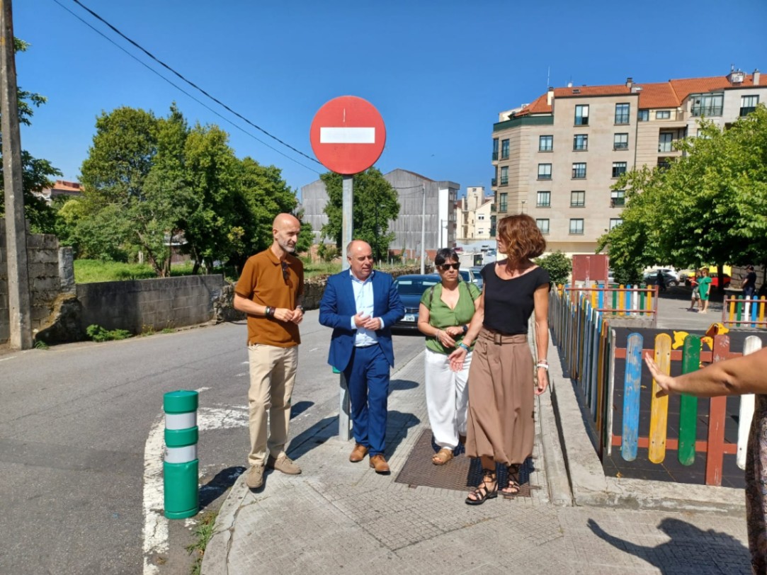 A Deputación financiará integramente as obras de mellora da accesibilidade da rúa Aquilino Iglesia Alvariño cunha achega de 135.000 € do Plan +Provincia