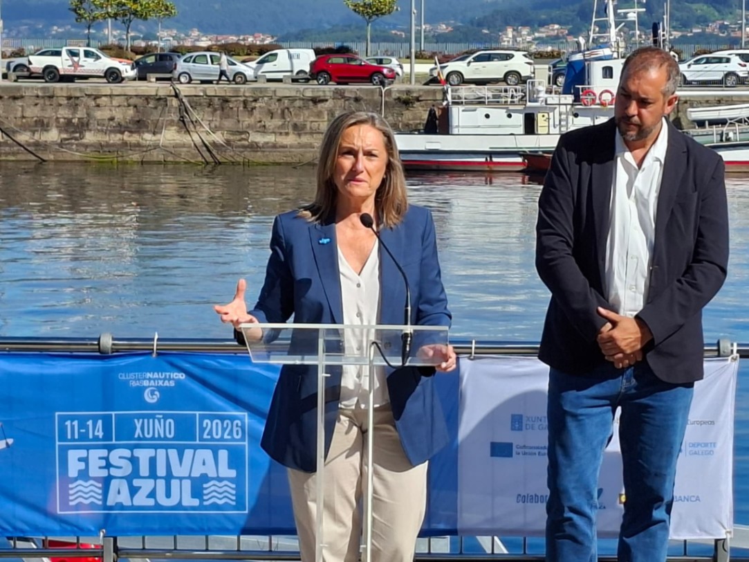 Luisa Sánchez salienta o papel do Festival Azul 2026 na divulgación da cultura náutica e marítima de Vigo