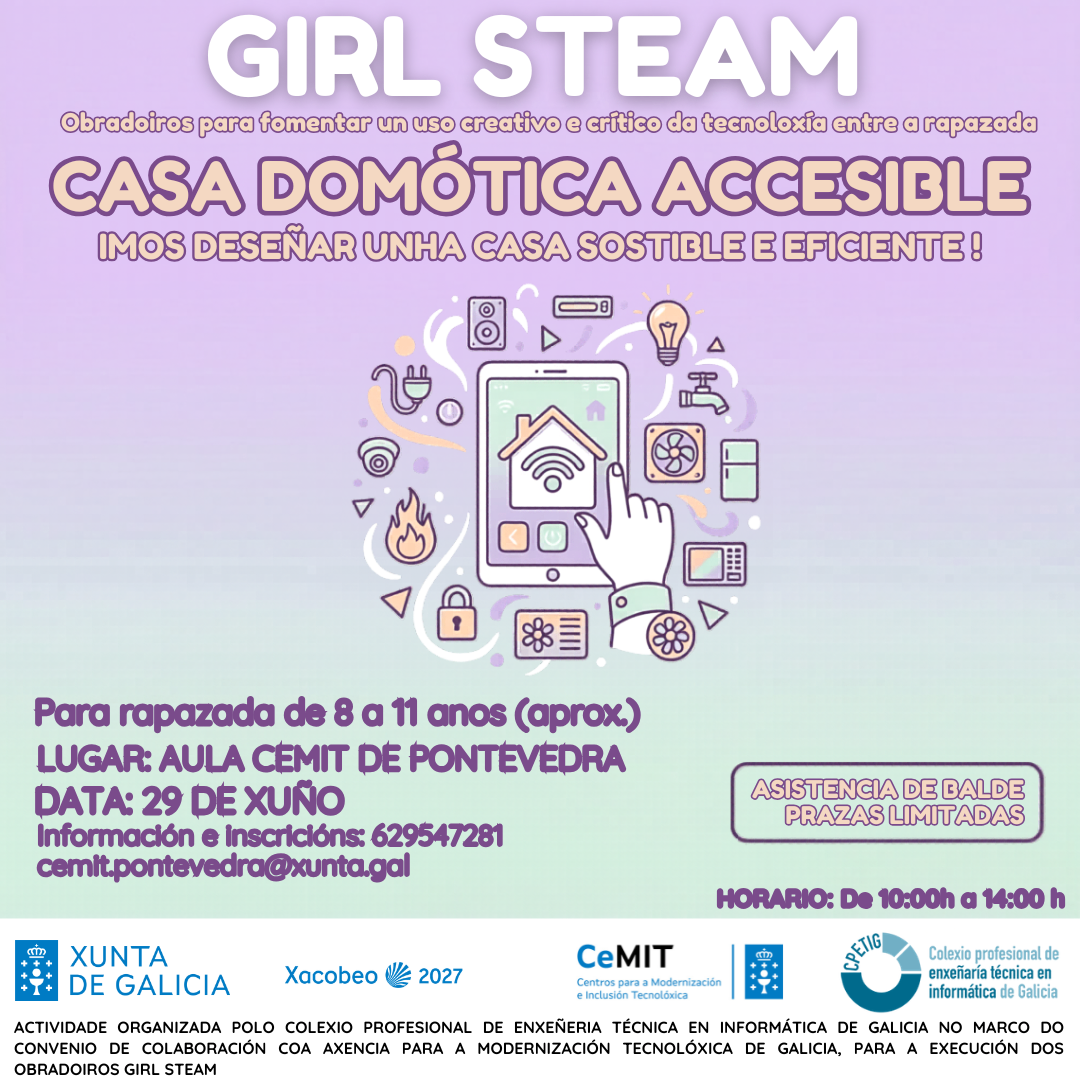 A Deputación acolle dous obradoiros para a rapazada centrados no deseño dunha casa domótica accesible e na ciberseguridade e o hacking ético