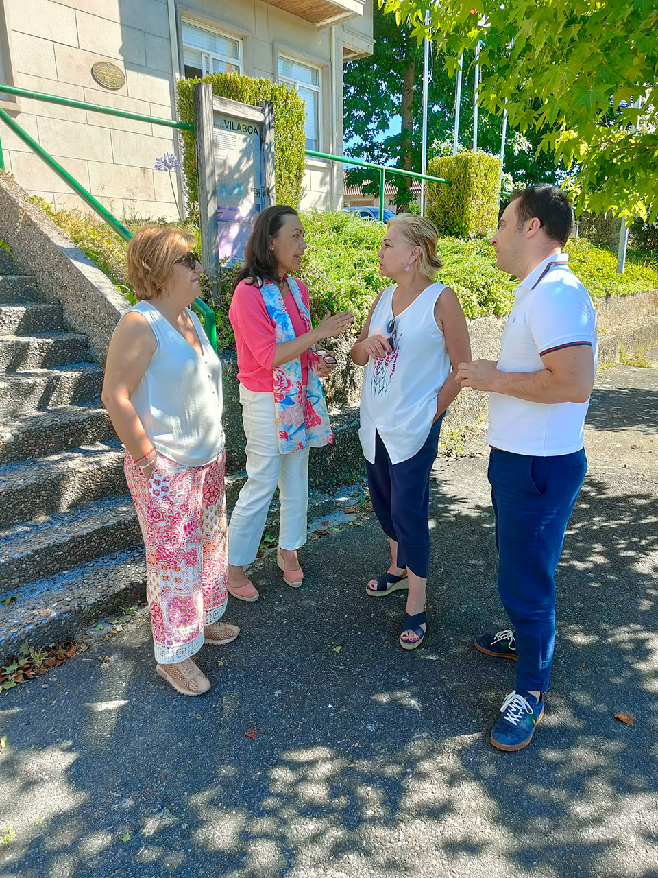 A Deputación destina 445.000 euros a financiar a humanización de varias vías en diferentes parroquias de Vilaboa