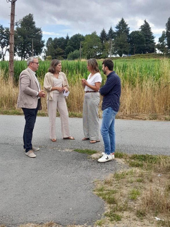 A Deputación destina 420.000 € a financiar o saneamento en Maceira Boa e melloras de camiños en Pedrouzo, Cervaña e Cortegada, en Silleda