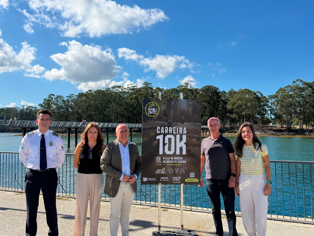 A Deputación abre o prazo para participar na 10k entre A Illa e Vilanova de Arousa, que estreará o circuíto deportivo Entre Pontes Trail & Running o 20 de setembro