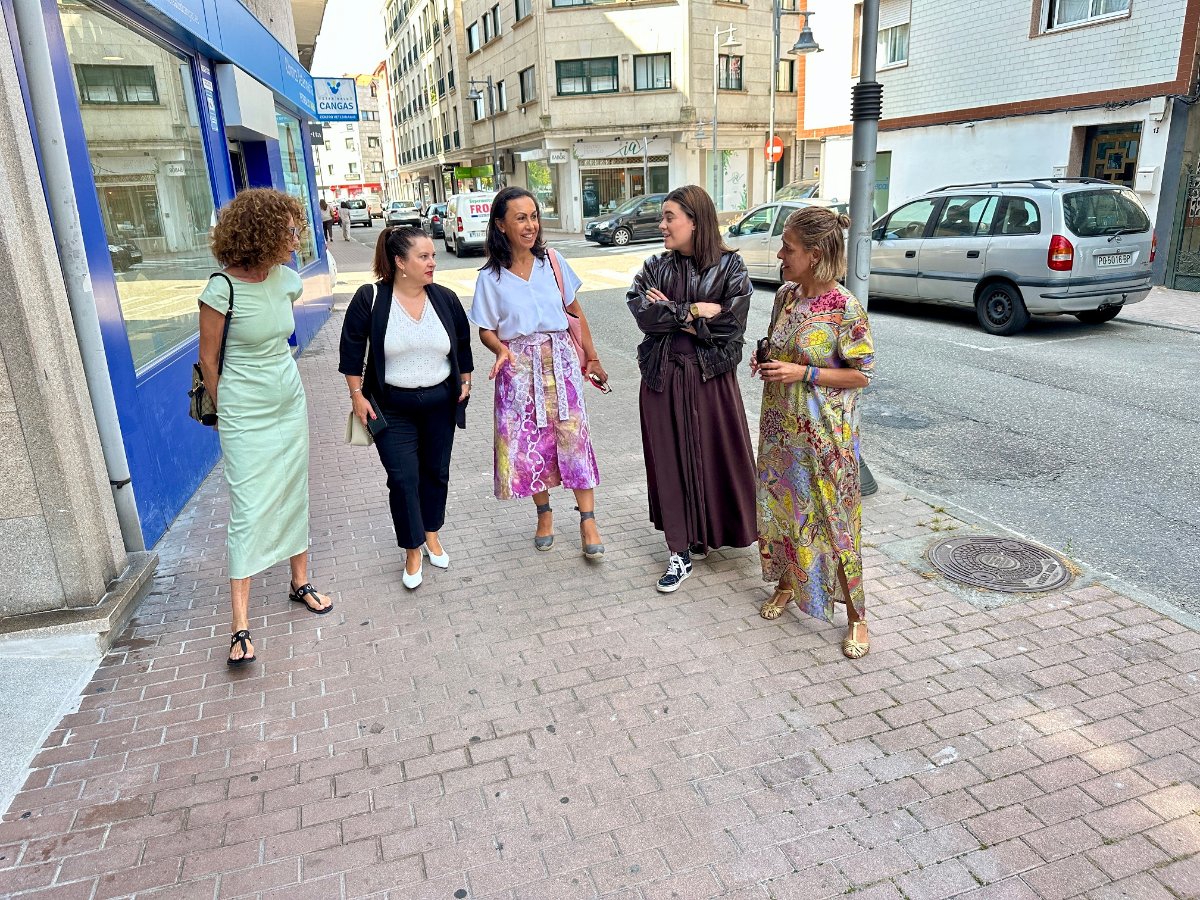 A Deputación destina preto de 200.000 euros para mellorar a rúa Noria, en Cangas de Morrazo