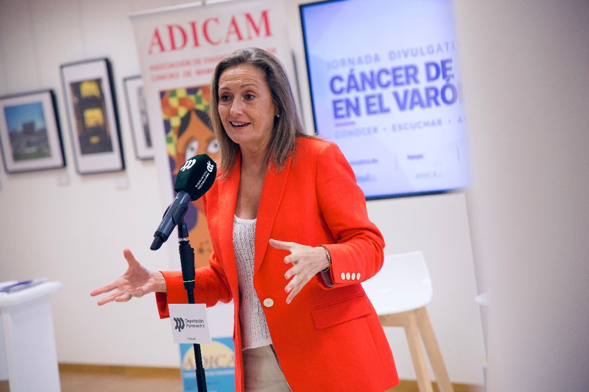 Luisa Sánchez subliña a importancia de visibilizar o cancro de mama en homes para mellorar a atención aos pacientes