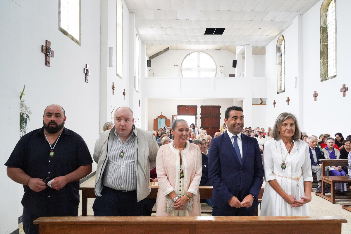 Luis López participa de Forcarei na tradicional procesión da Virxe das Dores