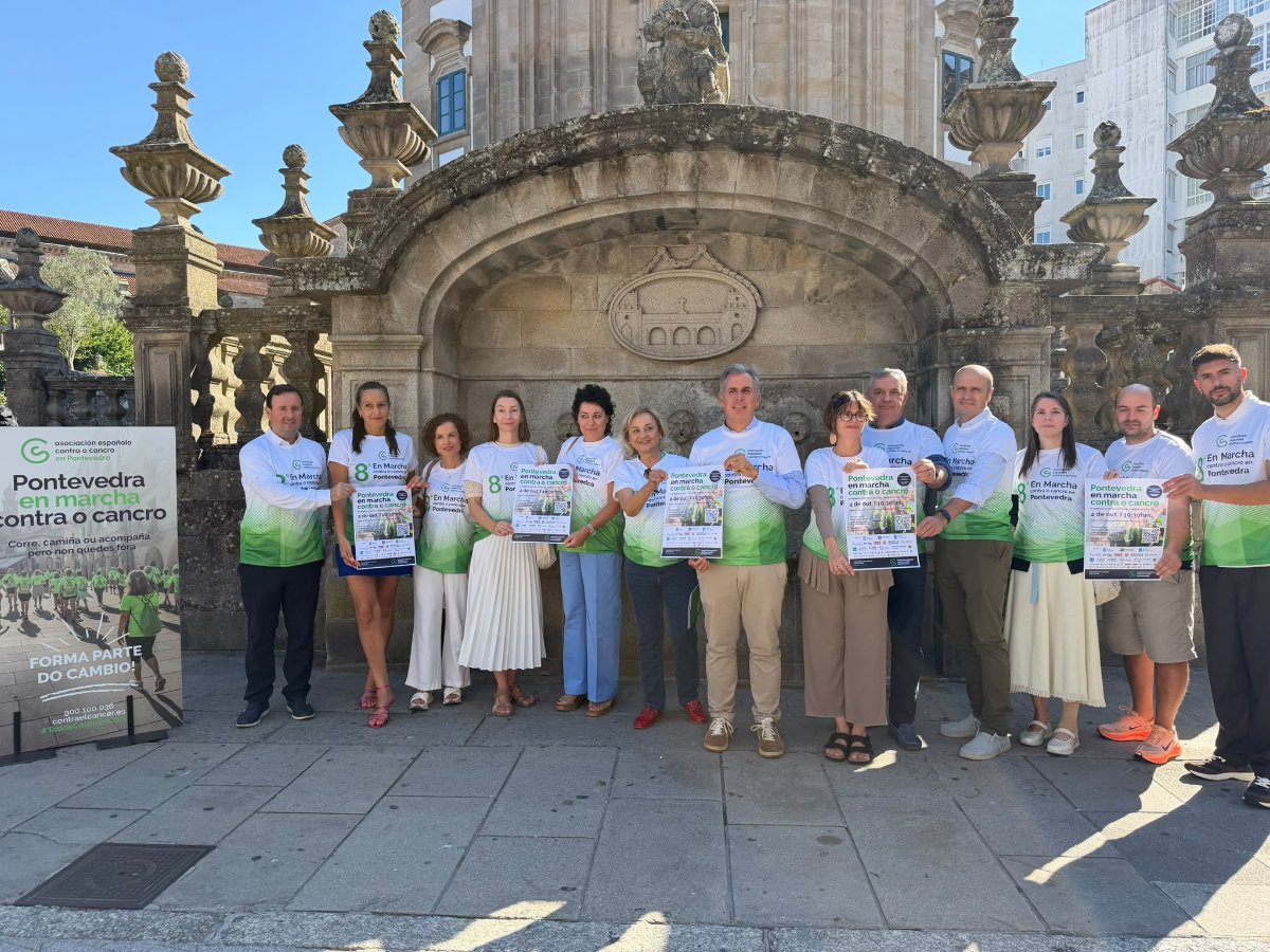 Rafa Domínguez anima aos pontevedreses a “sumarse” a unha nova edición da carreira solidaria Pontevedra en marcha contra o cancro