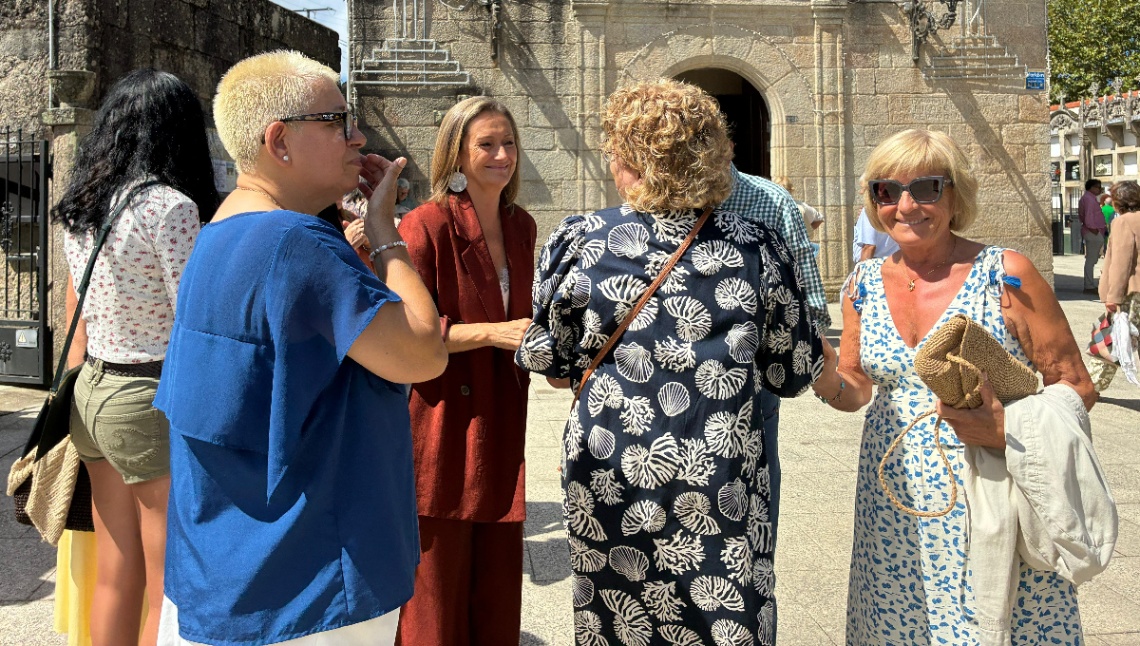 Luisa Sánchez participa na celebración de San Campio en Valladares