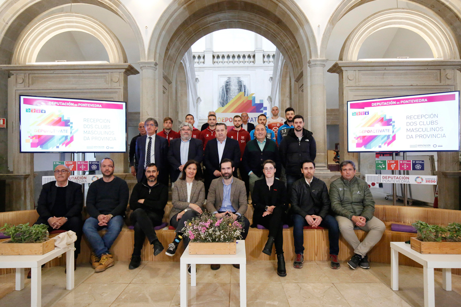 Os clubs de elite masculinos da provincia no Pazo Provincial