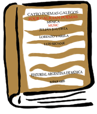 Catro poemas galegos, pezas para un conxunto reducido de instrumentos