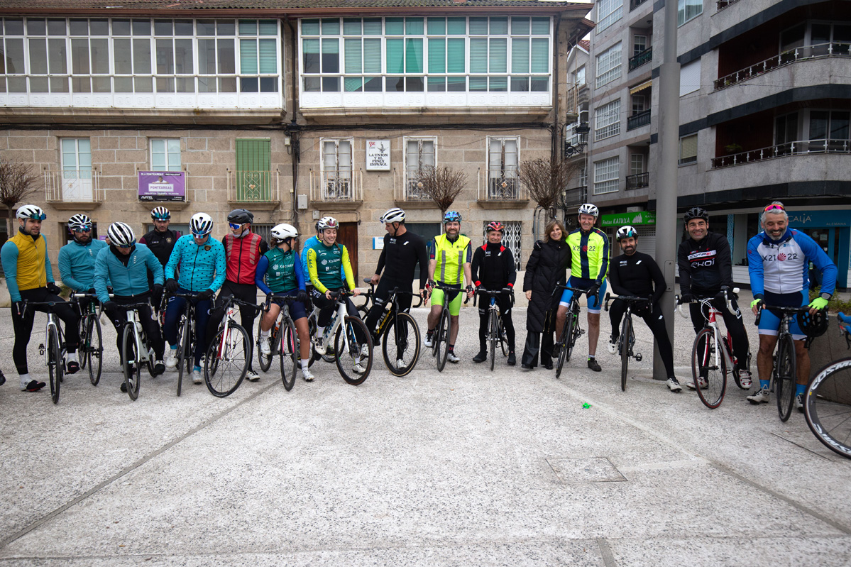Etapa do Gran Camiño entre Ponteareas e o monte Aloia
