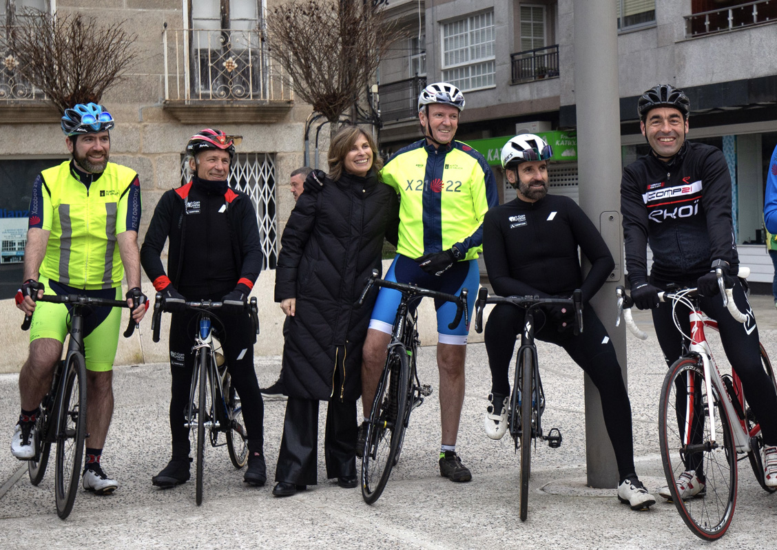 Etapa do Gran Camiño entre Ponteareas e o monte Aloia