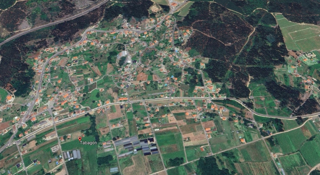 Mapa EP-3303 tabagón-goián desde o P. Q. 0+000 ata o P. Q. 1+795 tramo 1 (O Rosal)