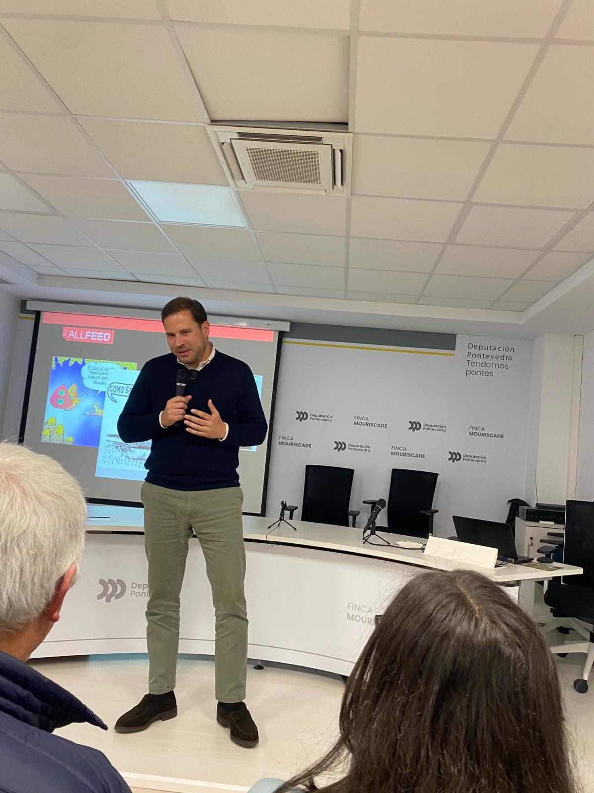 Jorge Cubela xornada AFRICOR en Mouriscade