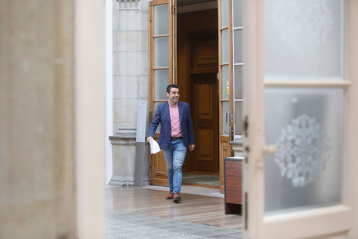 Conferencia de prensa de Luis López
