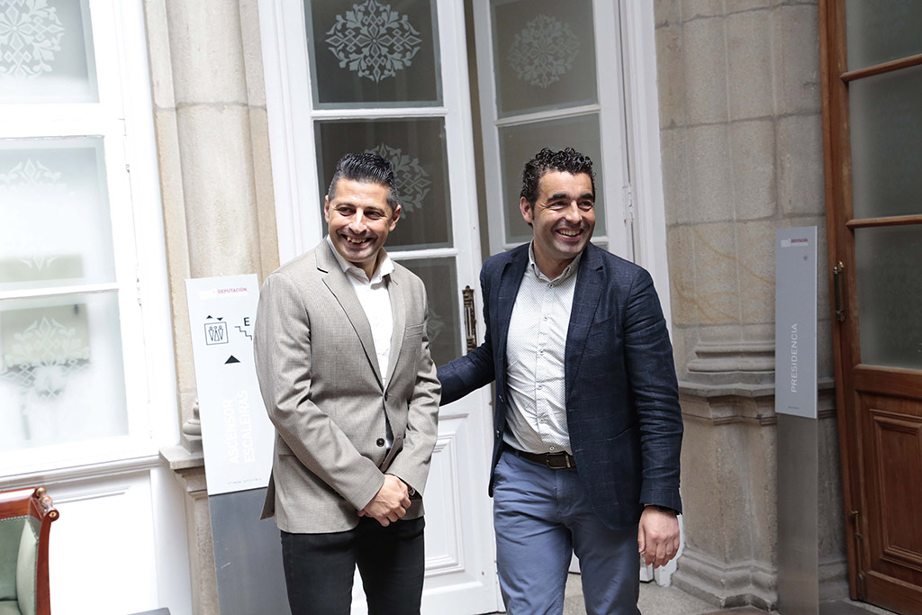 Luis López co alcalde de Ponte Caldelas