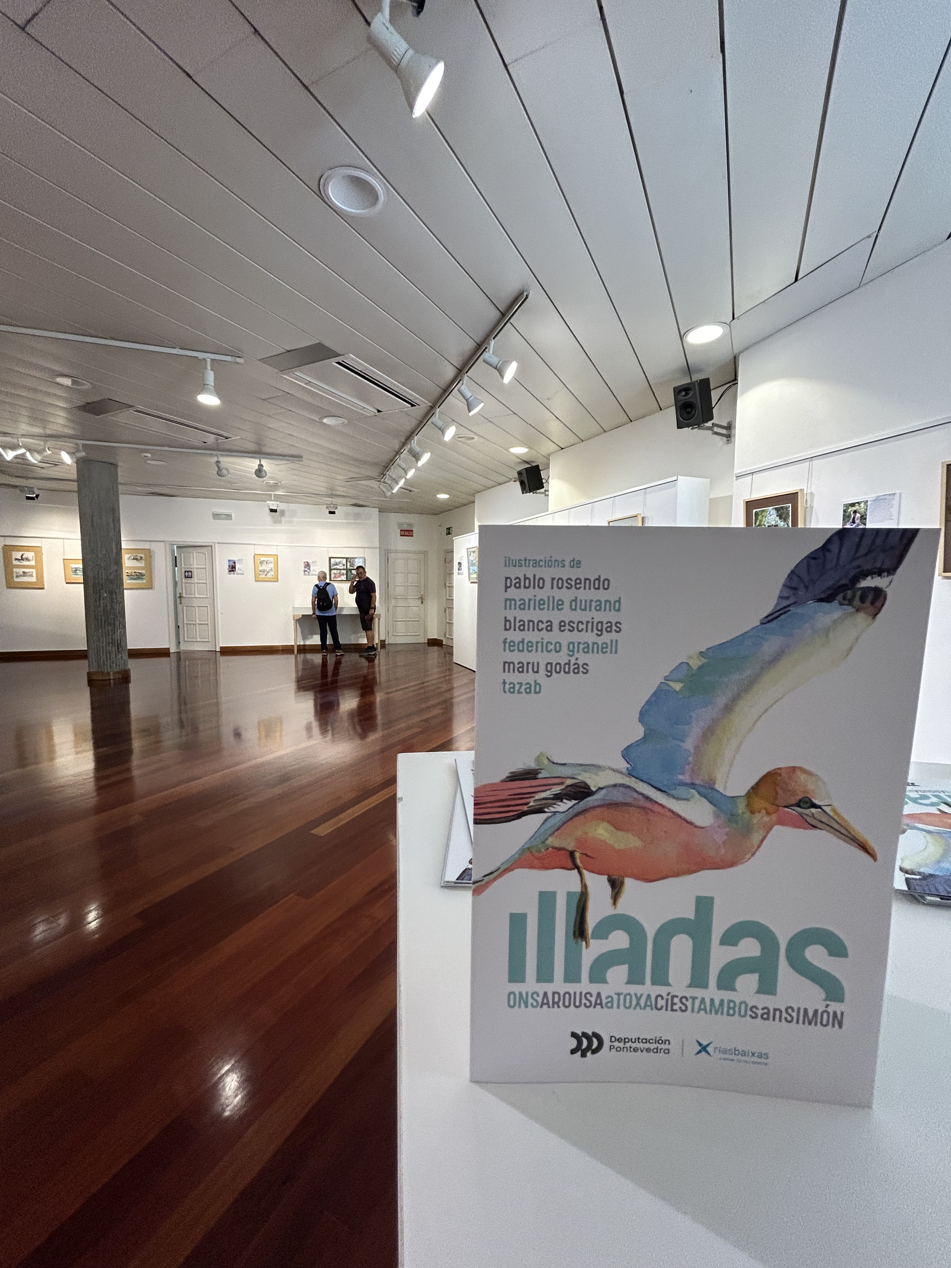 Luis López na illa de San Simón